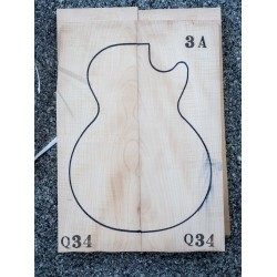 Flame Maple 3A 20 mm.